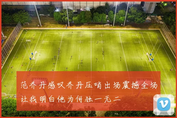 范乔丹感叹乔丹压哨出场震撼全场让我明白他为何独一无二
